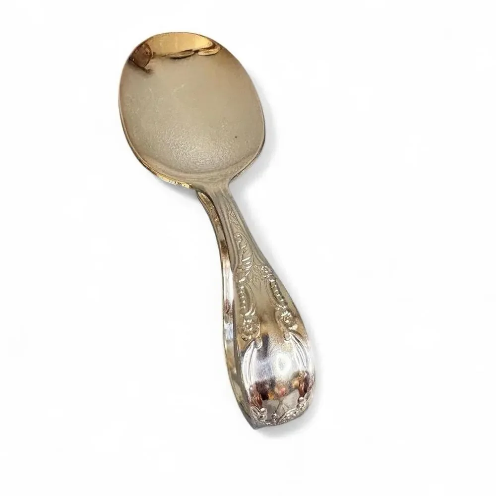 Silverplate 1952 Oneida ENCHANTMENT/ LONDON TOWN CURVED BABY SPOON 3 1/2